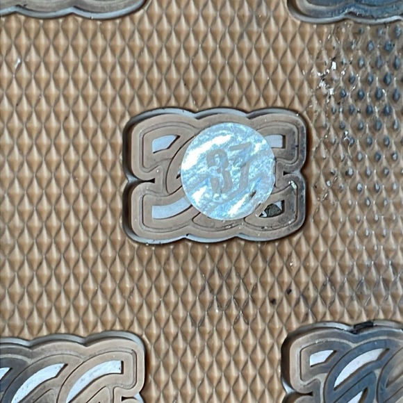 Casadei Marigold Woven Platform Chunky Sandals Designer Cork Footbed Sz 37 - Picture 12 of 16